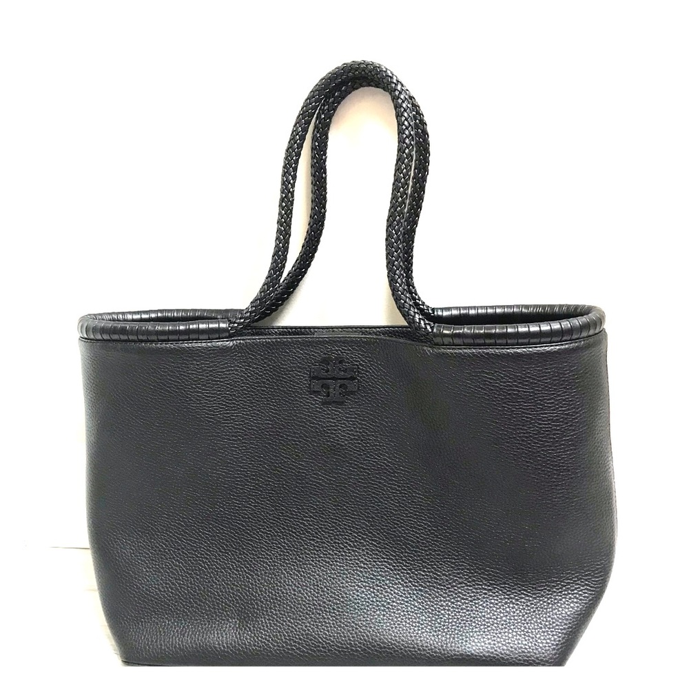 Tory Burch Taylor braided handle tote NWOT